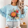 Simply Sage Market Women's  Garment Dyed Graphic Sweatshirt  Winter Plants - 2 of 3