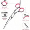 BABYYER Professional Dog Grooming Scissors Kit, Titanium Coated Dog Scissors for Grooming, 3 in1 Grooming Shears Kit - 3 of 4