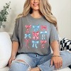 Simply Sage Market Patriotic Bows Stacked Coquette Garment Dyed Tee - 2 of 4