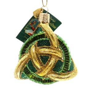 Old World Christmas 3.25 In Trinity Knot St Patricks Celtic Tree Ornaments - 1 of 3