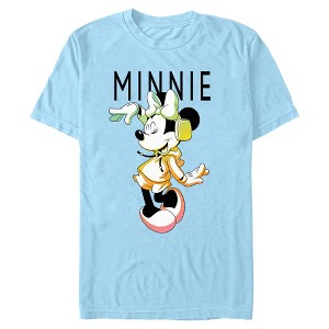 Mens Minnie Mouse Headphones On T Shirt - 1 of 4