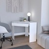 XIYUYEU Home Office Desk Modern Corner Writing Desk with Storage Drawer for Office and Study - 2 of 4