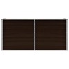 vidaXL Raised Bed Brown Galvanized Steel Large Rectangular Modern - 4 of 4
