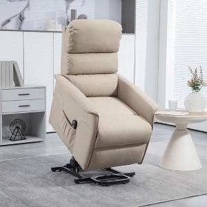 CIPACHO Power Lift Chair for Seniors Electric Lift Recliner Chair with Remote Control Side Pockets for Living Room Beige - 1 of 4