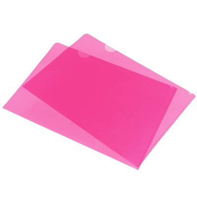 Unique Bargains L-Type A4 Clear Plastic File Folder 24 Pcs