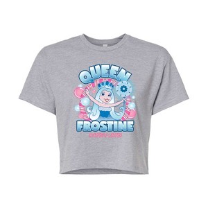 Women's - Candy Land - Queen Frostine Cropped Graphic T-Shirt - 1 of 4