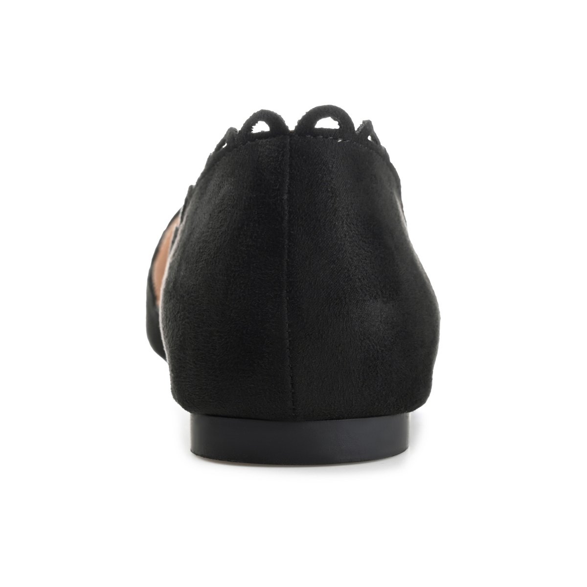 Обувь Journee Collection Women's Jezlin Slip On Almond Toe Ballet Flats Black 7 — фото 3