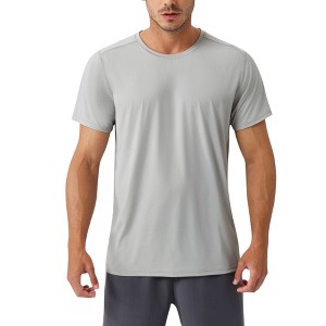 Anna-Kaci Active Men's Moisture-Wicking Short Sleeve T-Shirt with Soft Lightweight Fabric and Athletic Fit - 1 of 4
