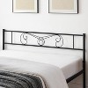 Homhougo Twin Bed Frame Platform with Headboard and Footboard Metal Bed Mattress Foundation with Storage No Box Spring Needed Black - 4 of 4
