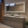 PexFix 16 in. W x 63 in. H Modern Full Length Rectangular Frameless Mirror With Rounded Corner in White - 4 of 4