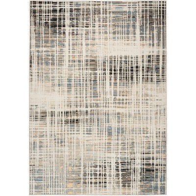 Nourison Washable Decor Modern Distressed Indoor Rug