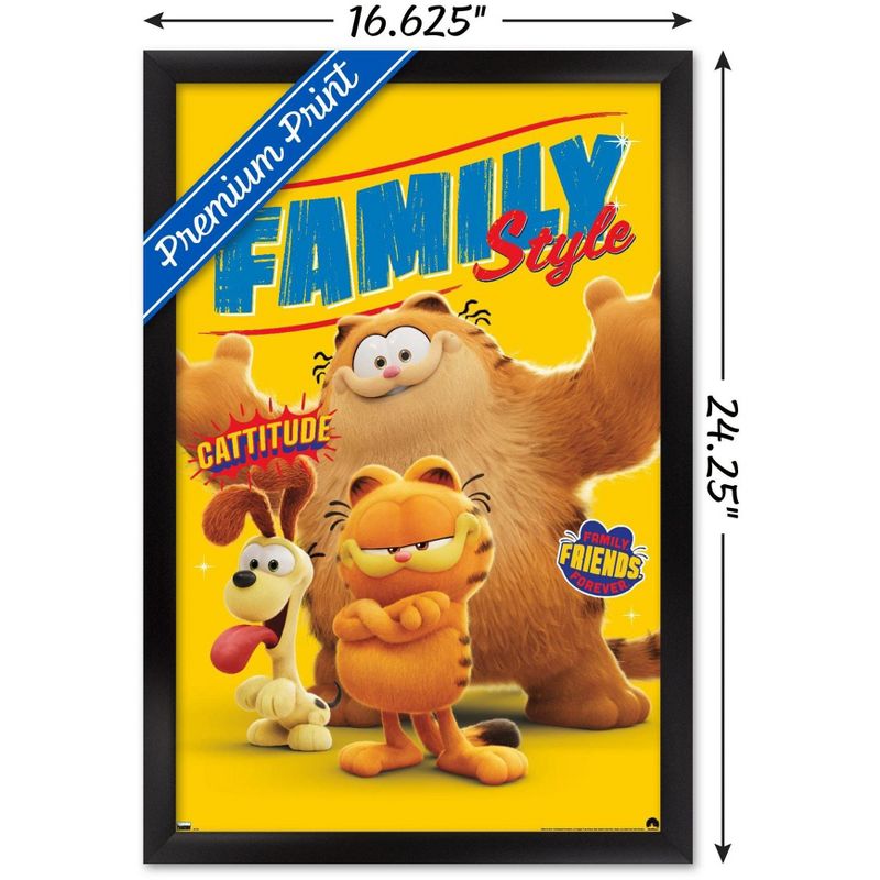 Trends International The Garfield Movie - Family Style Framed Wall Poster Prints, 3 of 7