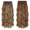 Alilang Long Curly Water Ripple Clip-in Hair Extensions for Women, 250g High Temperature Fiber, Perm and Dye Friendly - 2 of 4