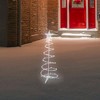 Northlight LED Lighted Spiral Cone Tree Outdoor Christmas Decoration - Multi Lights - 3' - 3 of 4