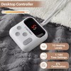 Electric Blanket Heated Throw, Heated Blanket with 10 Heating Levels & 10 Time Settings, Fast Heating Blankets, Machine Washable - 2 of 4