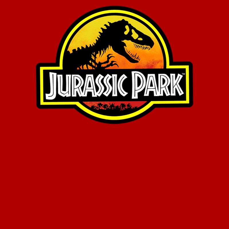 Boy's Jurassic Park Logo Outlined T-Shirt, 2 of 5