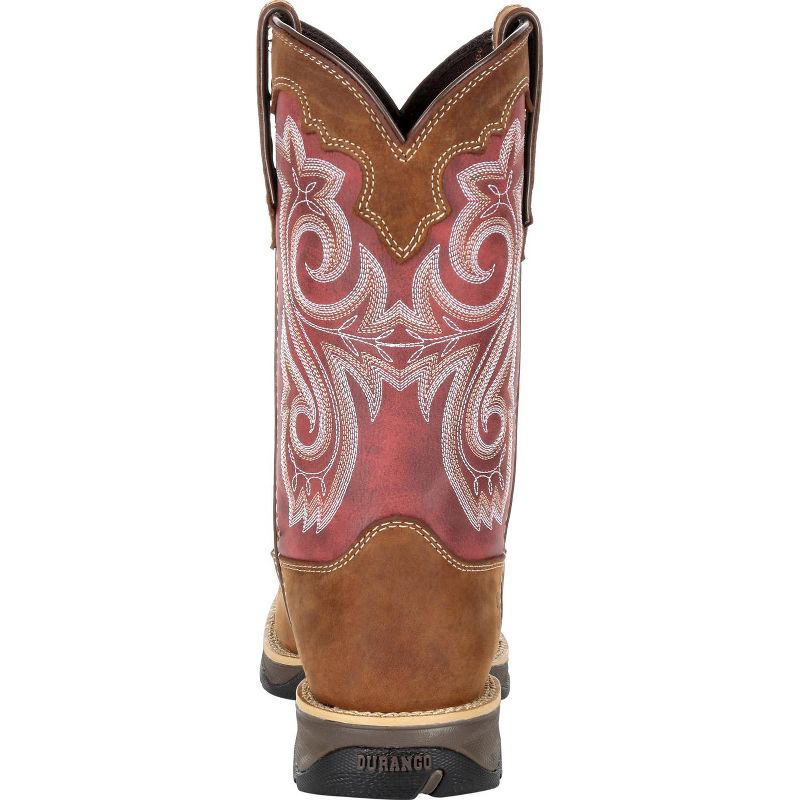 Lady Rebel by Durango Western Boot, DRD0349, Brown, 5 of 9