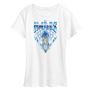 Women's - Disney Villains - Hades Glam Rock Short Sleeve Graphic T-Shirt - 1 of 4