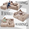 CAVINAS Modern Modular L-Shaped Sofa with Chaise Longue, 98.42-inch Loveseat Sofa with Small Side Pockets, Couches for Living Room - 2 of 4
