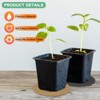 Unique Bargains Multipurpose Use Durable Lightweight Reusable Plant Coasters - 2 of 4
