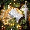 15'L Sullivans Christmas Silver Black Holly Ribbon, Silver - 3 of 3
