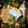 15'L Sullivans Christmas Silver Black Holly Ribbon, Silver - image 3 of 3