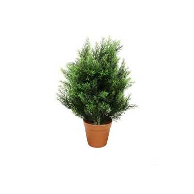 Northlight 21" Cypress Artificial Potted Plant - Green