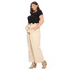 L I V D Women's Paperbag Tie Belt Pocket Pants - 2 of 3
