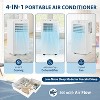Acekool 8,000 BTU Portable Air Conditioner, 4-in-1 AC Dehumidifier Fan, for Rooms up to 350 Sq. Ft, Timer, Remote, Easy Move - 3 of 4