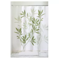 Leaves Shower Curtain Green - iDESIGN