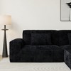 106.3" Large Striped Fabric Compression Sofa with High-Rebound Sponge & Comfortable Seating - 3 of 4