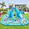 Infans Inflatable Water Slide, Blowup Water Park with Dual Slides & 584W Blower - 3 of 4