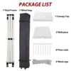 Pop Up Canopy Tent, 10 x 10 Ft Commercial Instant Shade Canopy with Roller Bag, Outdoor Portable Canopy for Events, Parties, Camping - 4 of 4