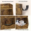 Kids Toy Storage Organizer 5 Cubbies, Kids Bookshelf and Bookcase, Wooden Cubby Storage Organizer for Boys and Girls, Toy Shelf for Playroom, Nursery - 2 of 4
