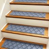 WaterHog 8.5"x30" Set of 4 Argyle Indoor/Outdoor Stair Treads Door Mats - 2 of 4
