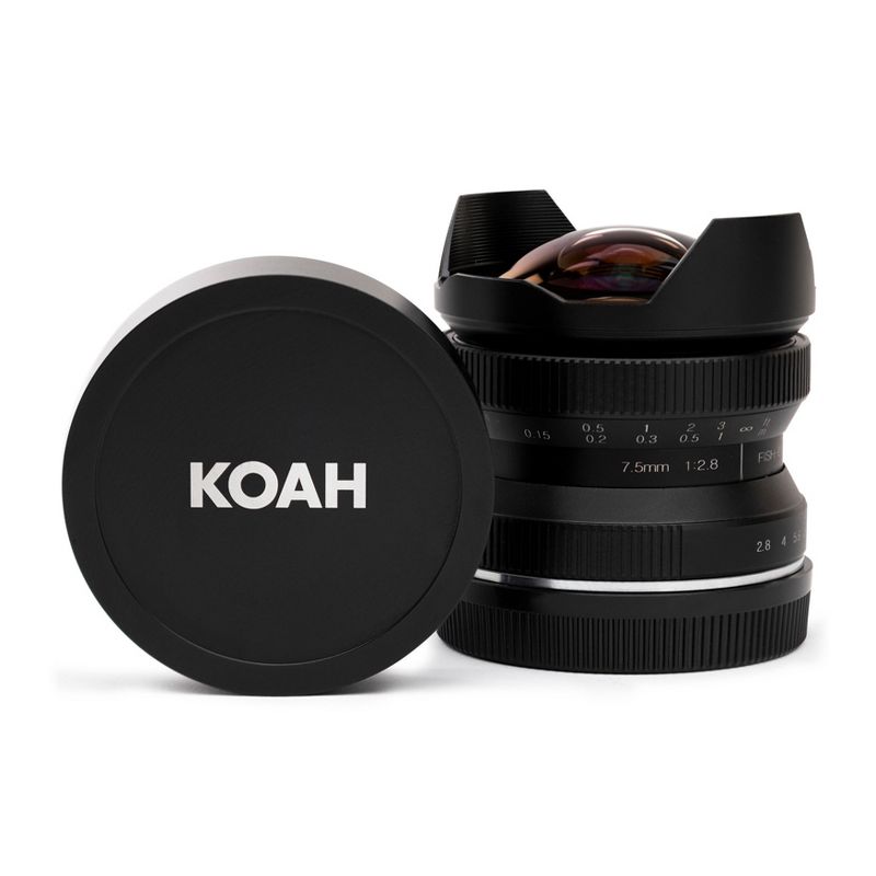 Koah Artisans Series 7.5mm f/2.8 Wide-Angle Fisheye Lens for Canon EF-M Mount, 1 of 4