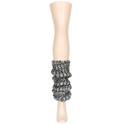 Memoi Women's Ursula Ultimate Metallic Mix Knit Legwarmer - image 2
