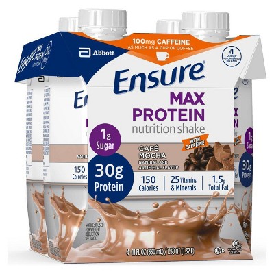 Buy Ensure Max Protein Nutritional Shake Mocha 4ct 44 Fl Oz Online In Turkey 53035591