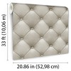 Veer Decor Faux Plush Quilted Diamond Upholstery Wallpaper - 4 of 4