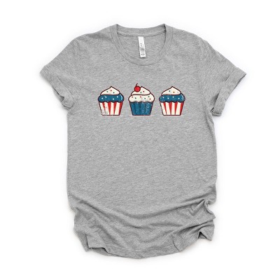 Simply Sage Market Patriotic Cupcakes Short Sleeve Tee