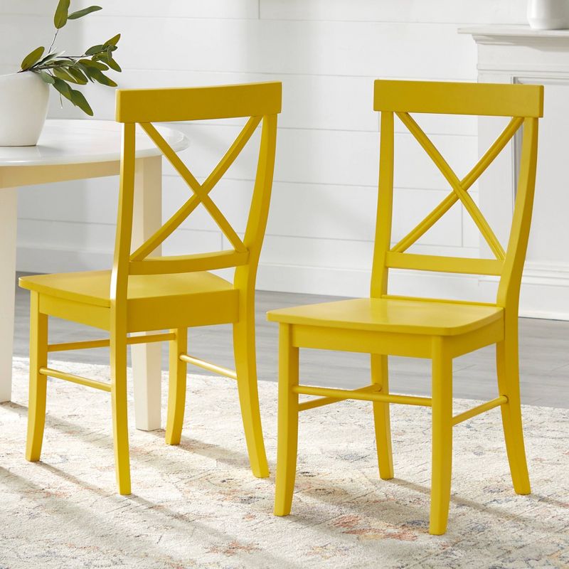 Set of 2 Albury Cross Back Dining Chairs - Buylateral, 3 of 8