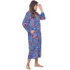 Casual Nights Women's Zip-Front Lounger Robe Long Duster Housecoat with Pockets - 4 of 4