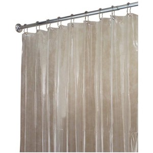 iDesign 72 in. H X 96 in. W Clear Solid Shower Curtain Liner Vinyl - 1 of 1
