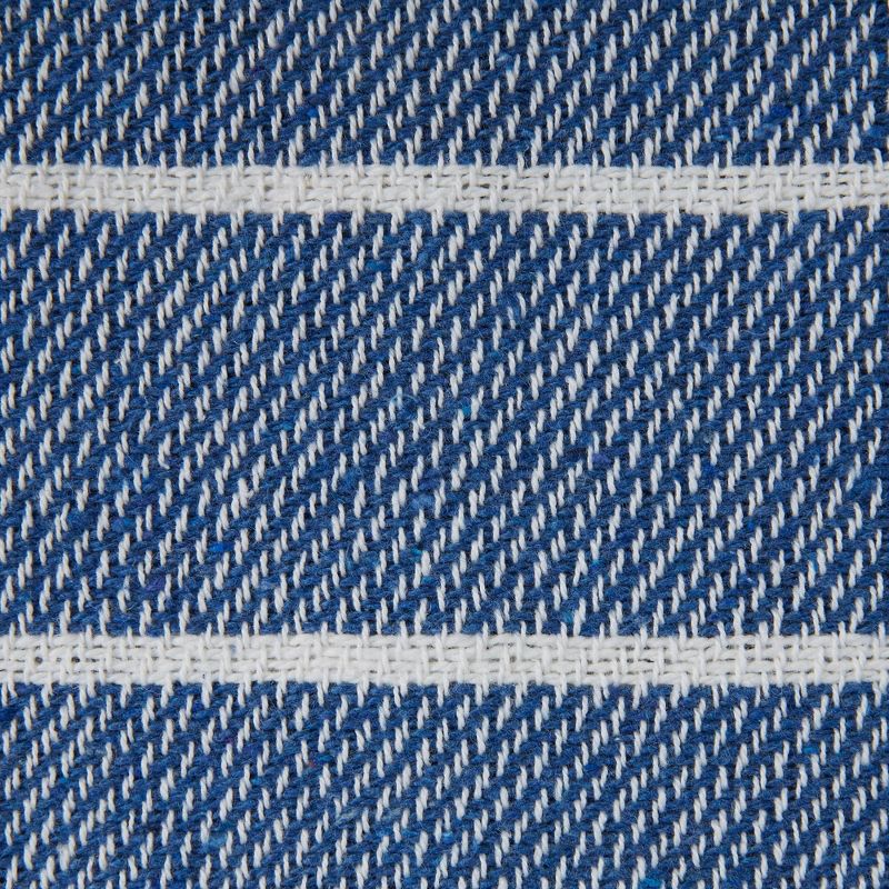 50&#34;X60&#34; Thin Striped Throw Blanket Blue/White - Design Imports, 3 of 8