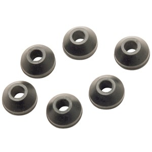 Do it Best  5/8 In. Black Beveled Faucet Washer (6 Ct.) DIB805-54 - 1 of 2