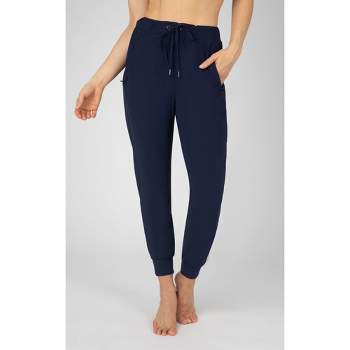 Yogalicious Womens Lux Mia High Elastic Free Waist Flare Leg Pant -  Nightshadow Blue - X Large : Target
