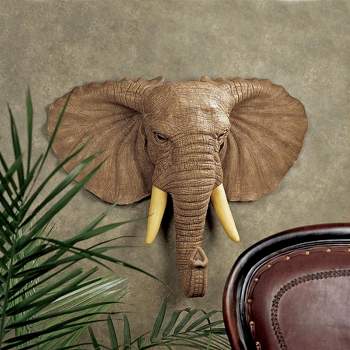 Design Toscano Lord Earl Houghton's Elephant Wall Sculpture