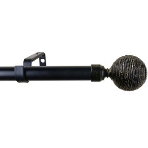 Urbanest 1-inch Diameter Favo Adjustable Single Drapery Curtain Rod - 1 of 4