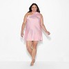 Women's One Shoulder Mini Bodycon Dress - Wild Fable™ Pink - 2 of 3