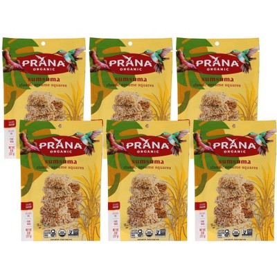 Prana Organic Sumsuma Classic Sesame Squares - Case of 6/8 oz